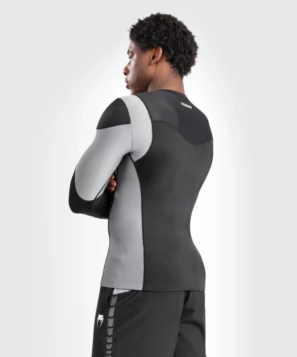 Man wearing Venum Tempest Long Sleeve Rashguard