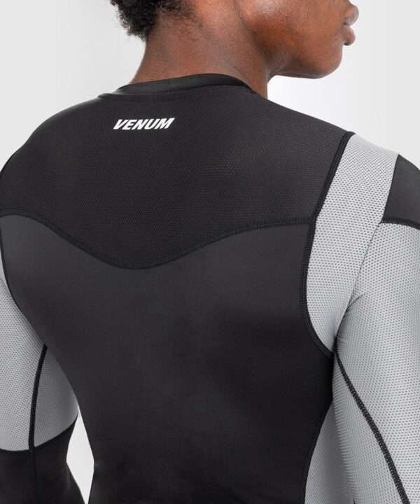 Venum Tempest Men's Long Sleeve Rashguard in a studio setting