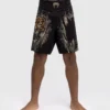 Venum Tiger Kids Fight Shorts Product Image A kid wearing Venum Tiger Kids Fight Shorts