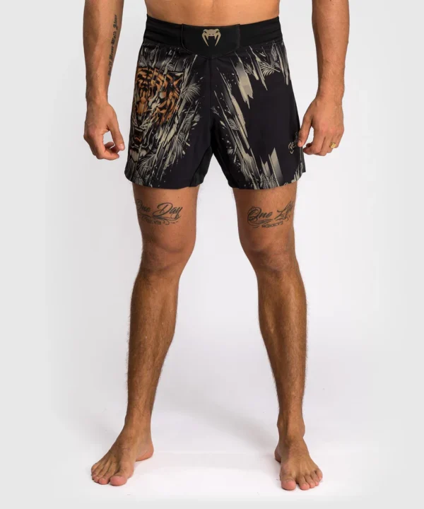 Man wearing Venum Tiger Men's Fight Shorts