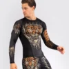 Venum Tiger Men's Rashguard Front View Venum Tiger Men's Long Sleeve Rashguard on a plain background