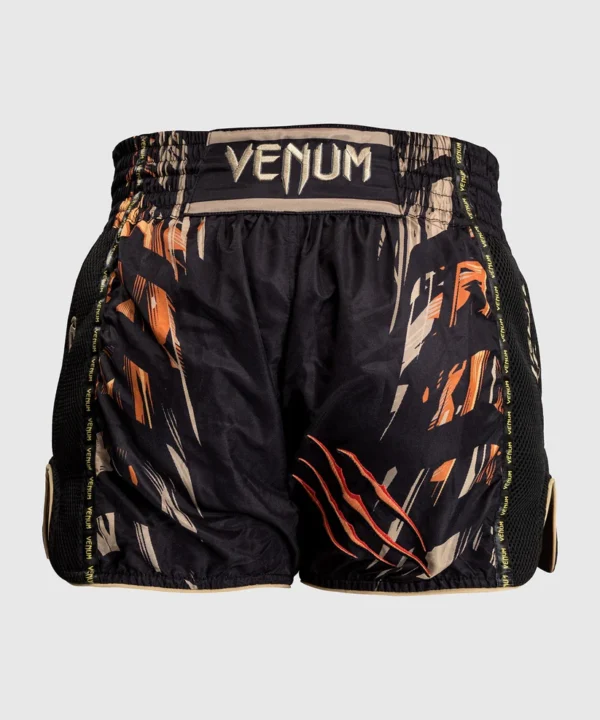 Venum Tiger Muay Thai Shorts in black color