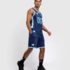 Man wearing Venum x Top Rank Original Men's Basketball Style Shorts