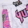 Yuth Hologram Muaythai Shorts displayed on plain background