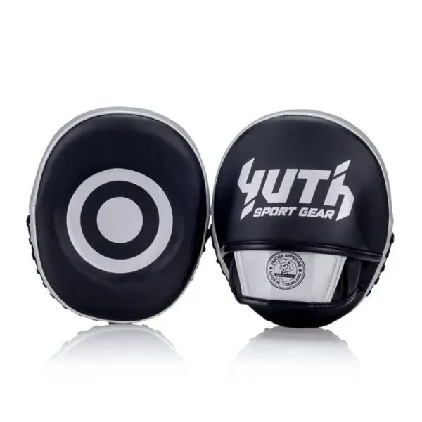 High-Quality Yuth Speed Focus Punch Mitts Yuth Speed Focus Punch Mitts in black and red color