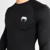 Venum Contender Men's Rash Guard Venum Contender Long Sleeve Men's Rash Guard in black and white