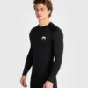 Venum Contender Rash Guard Venum Contender Long Sleeve Men's Rash Guard in action
