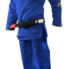 Adidas Kids BJJ Gi Response 265g Uniform. A child modeling the Adidas Kids BJJ Gi Response 265g Uniform.