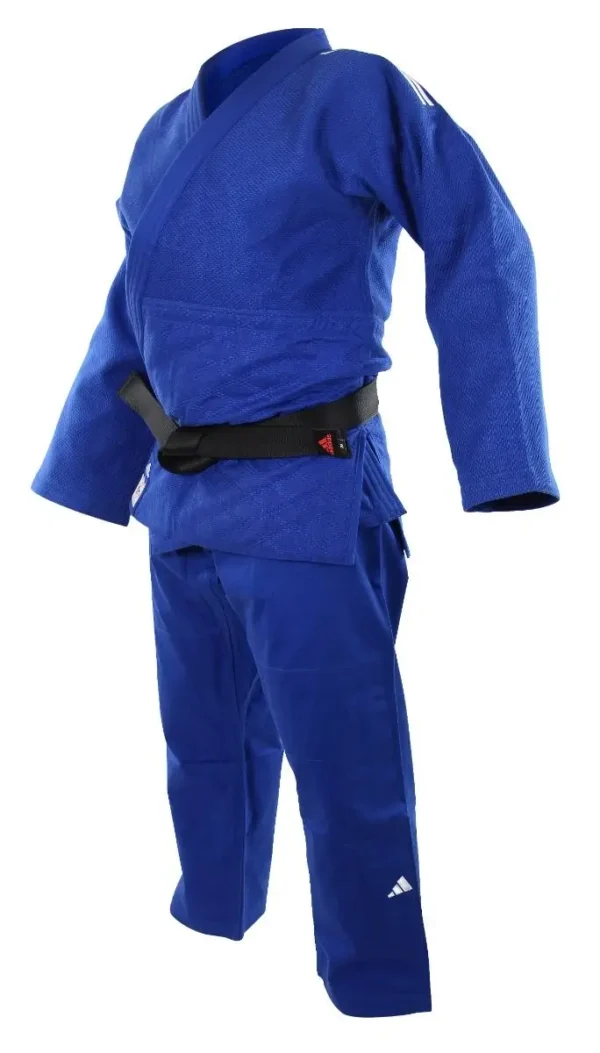 Close-up of Adidas Champion 3 Judo Gi Uniform Jacket 750g