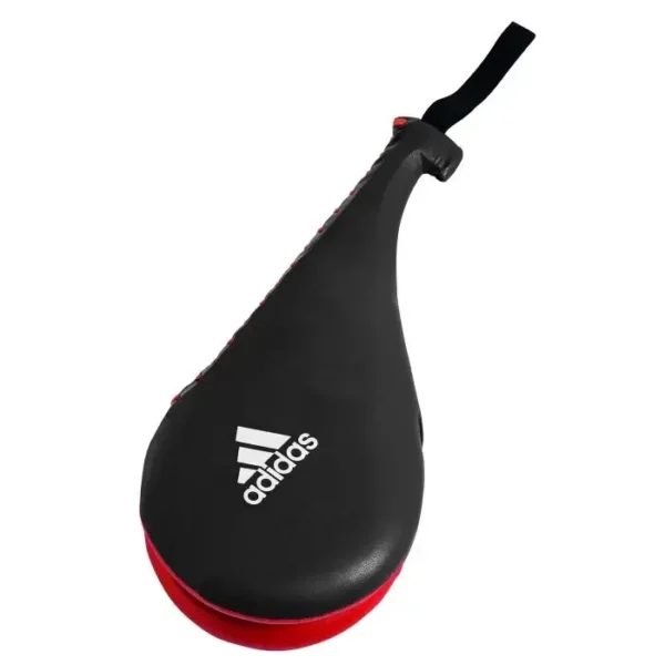 Adidas Double Target Kick Pad for martial arts training.
