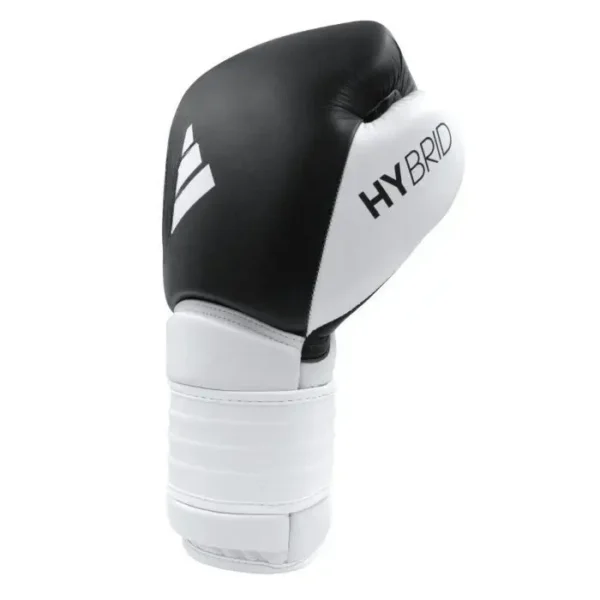 Black and gold Adidas Hybrid 300 Pro Boxing Gloves