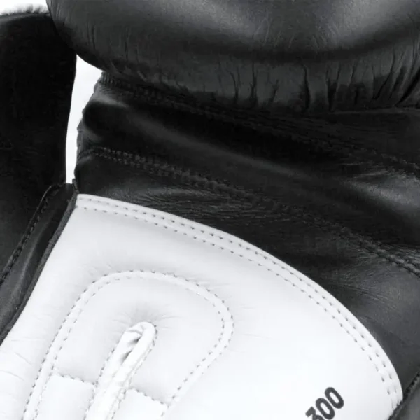 Adidas Hybrid 300 Pro Boxing Gloves on a white background.