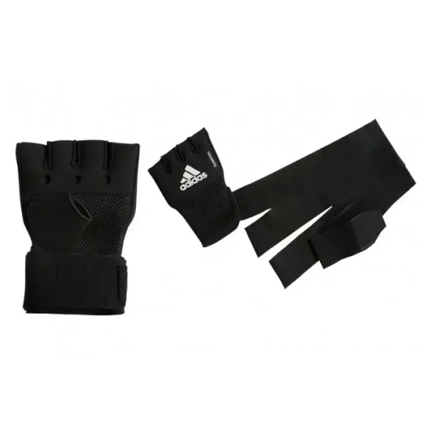 Adidas Gel Quick Wrap Gloves on a white background