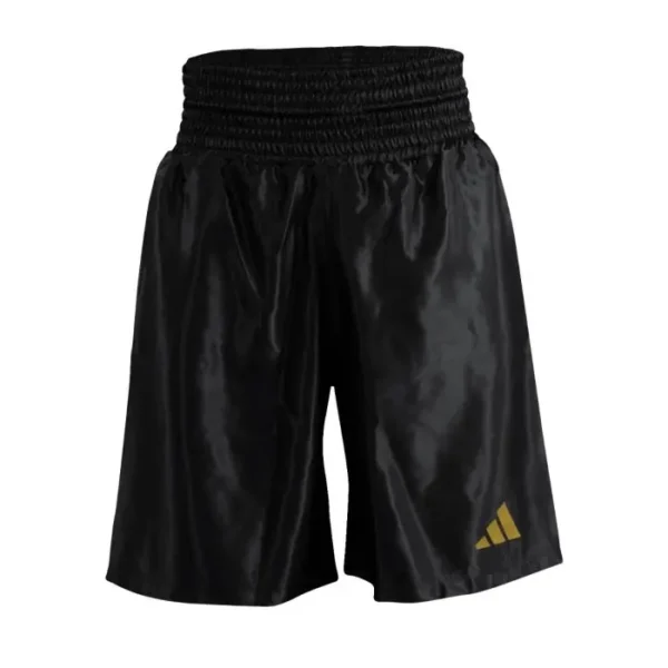 Adidas Satin Boxing Shorts on a white background