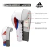 Adidas AdiSpeed Lace-Up Pro Boxing Gloves.