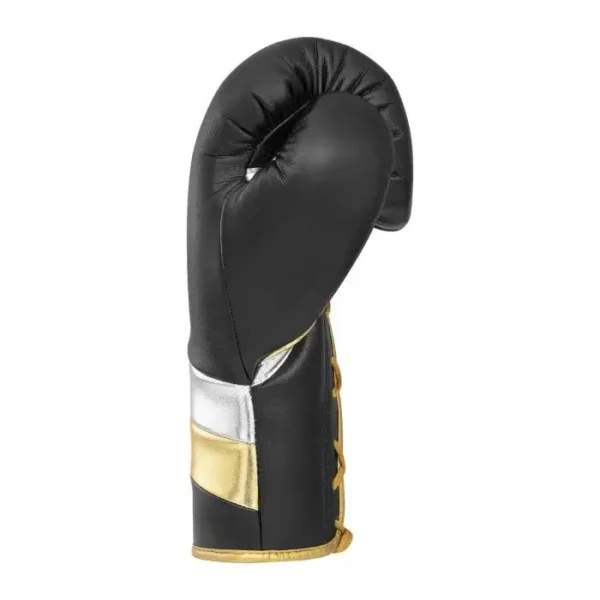 Adidas AdiSpeed Lace-Up Pro Boxing Gloves on a neutral background