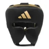 Adidas AdiStar Pro Boxing Head Guard in bold black and white color.