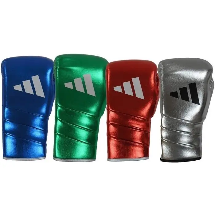 Adidas AdiSpeed Metallic Pro Lace-Up Boxing Gloves product image