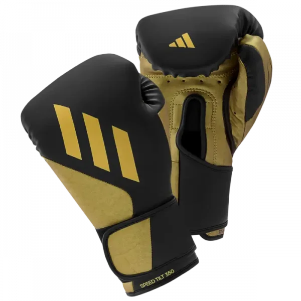 Adidas Cactus Speed Tilt 350 Pro Boxing Gloves on a neutral background.