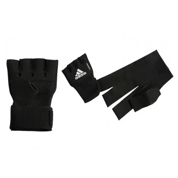 Adidas Gel Quick Wrap Gloves on a white background