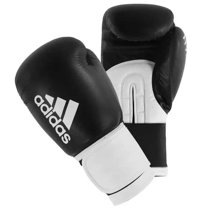 Adidas Hybrid 100 Boxing Gloves in action