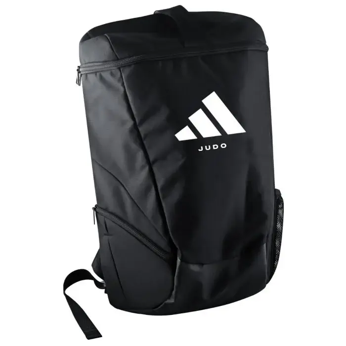 Adidas Judo backpack in black color with brand logo