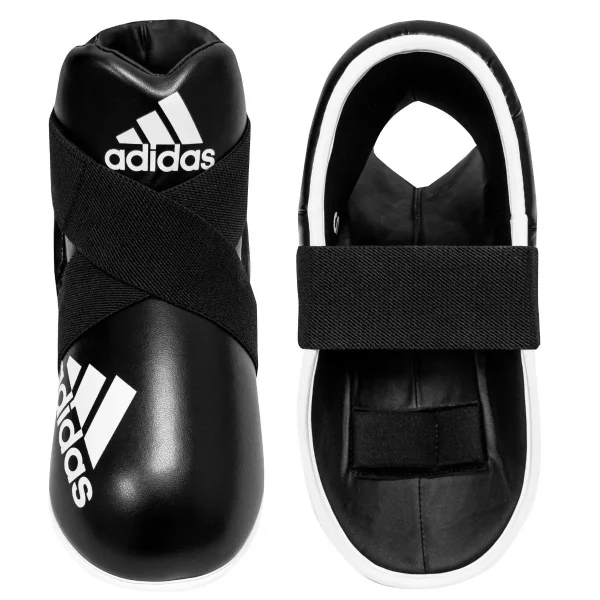 Close-up of Adidas Kickboxing Semi-Contact Boots
