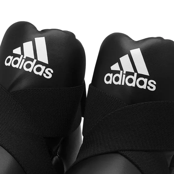 Adidas Kickboxing Semi-Contact Boots in detailed view.