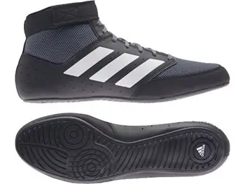 Athletic Dominance with Adidas Mat Hog 2.0 Wrestling Boots Adidas Mat Hog 2.0 Wrestling Boots in action on a wrestling mat