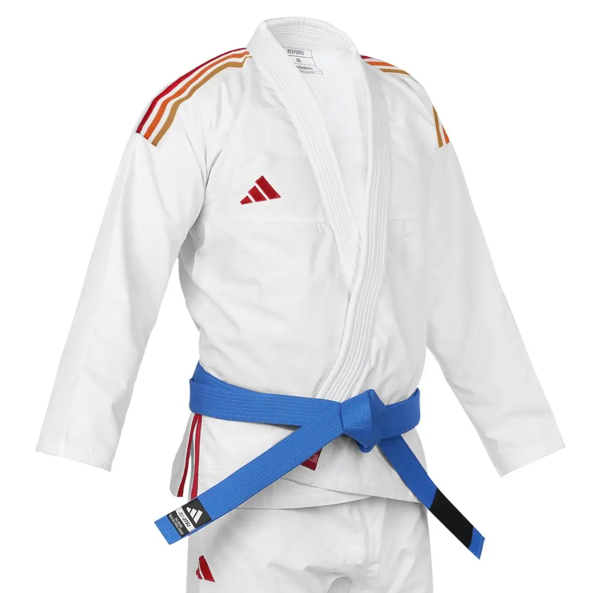 Adidas Men's BJJ Gi Response 265g Uniform Man wearing Adidas Men's BJJ Gi Response 265g Uniform