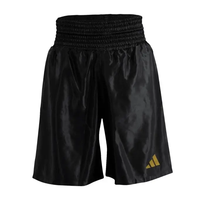 Adidas Boxer Shorts - Satin Finish Adidas Satin Boxing Shorts on a white background