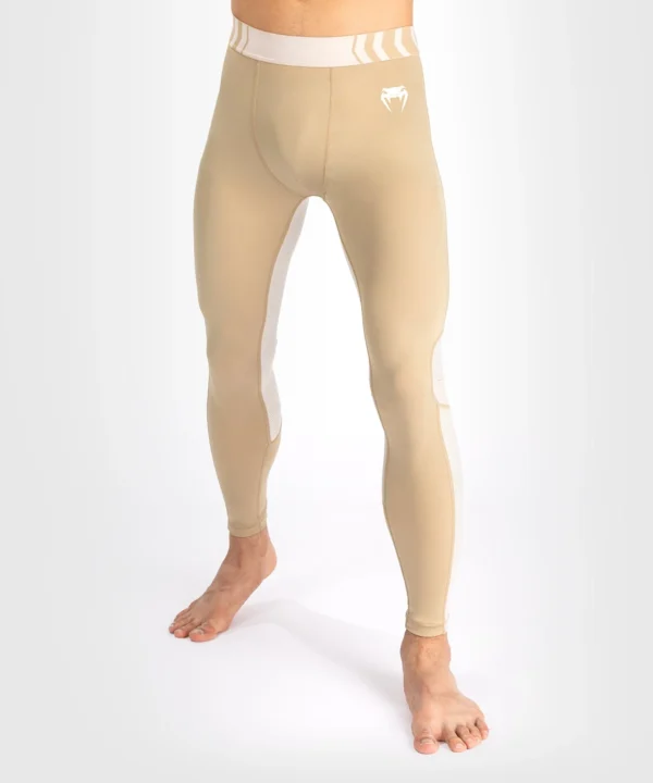 Man wearing Venum Tempest Men's Spats Compression Tights