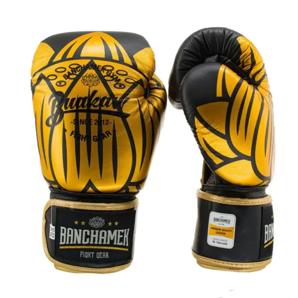 Buakaw Brand Boxing Gloves BGL-GL3 in Professional Setting