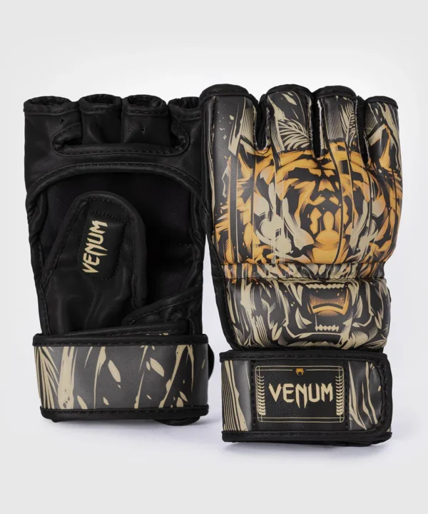 High Quality Venum Tiger MMA Gloves Venum Tiger MMA Gloves on a white background