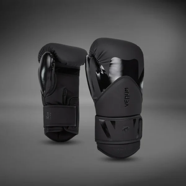 Venum Challenger 4.0 Boxing Gloves in black color