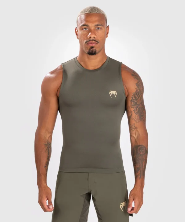 Venum Contender Men's Sleeveless Rash Guard Product Image Venum Contender Men's Sleeveless Rash Guard in action