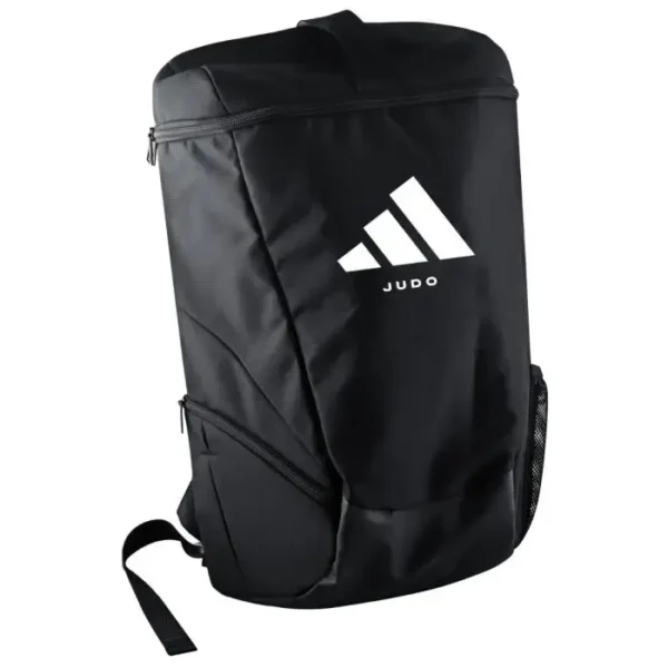 Adidas Judo backpack in black color with brand logo