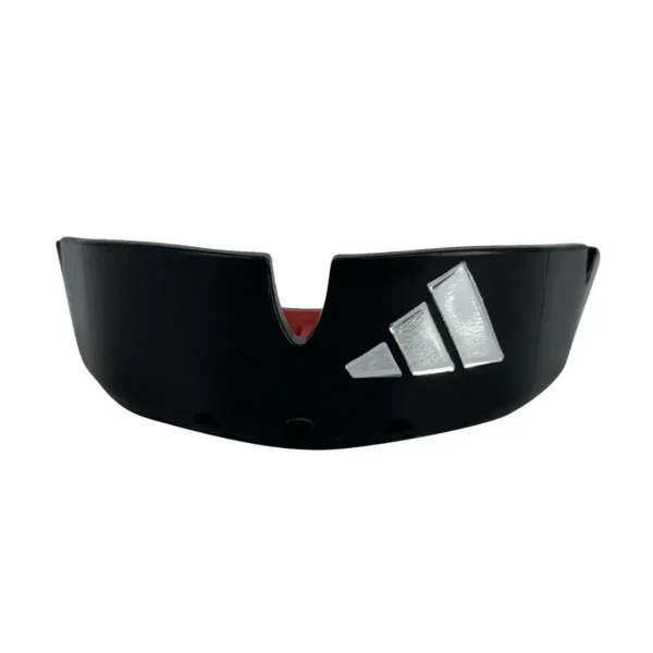 Adidas x Opro Silver Level Mouthguard displaying Adidas logo