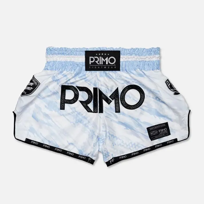 Primo Muay Thai Shorts in Arctic Ghost color design