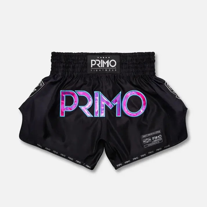 Primo Muay Thai Shorts Hologram Series in action