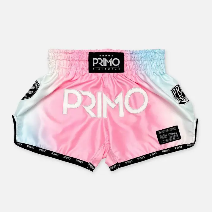 Primo Muay Thai Shorts in Miami Lights design