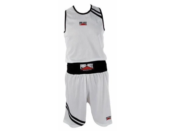 Pro-Box Kids Club Essentials Boxing Short - Perfect for Sporting Kids Kid wearing Pro-Box Kids Club Essentials Boxing Short