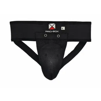 Pro-Box Cotton Groin Guard in white background