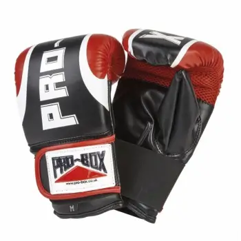 Person wearing Pro-Box Gen 2 PU Punch Bag Mitts