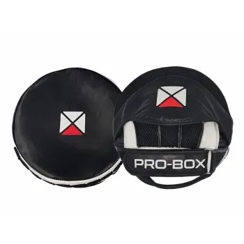 Pro-Box Round Leather Boxing Pads Pro-Box Round Leather Pads on a neutral background