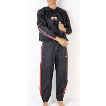Person wearing the Pro-Box Sauna Sweat Suit