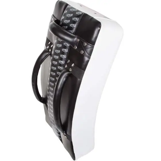 Venum Absolute Long Kick Shield in black and white color