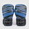 Venum Abyss Boxing Gloves Blue 4 Pair of Venum Abyss Boxing Gloves on a clean background