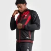 Venum Adrenaline Tracksuit Jacket Black Red 1 Venum Adrenaline Tracksuit Jacket in black with white logos