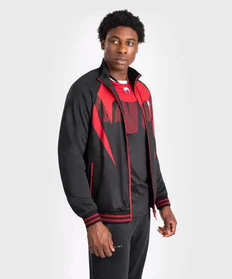 Venum Adrenaline Tracksuit Jacket Black Red 6 Venum Adrenaline Tracksuit Jacket in black and red colorway